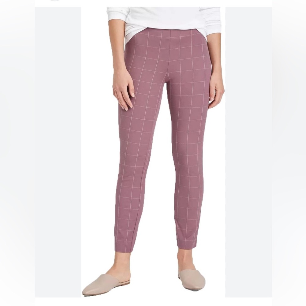 A New Day | Plaid High Rise Skinny Ankle Trousers